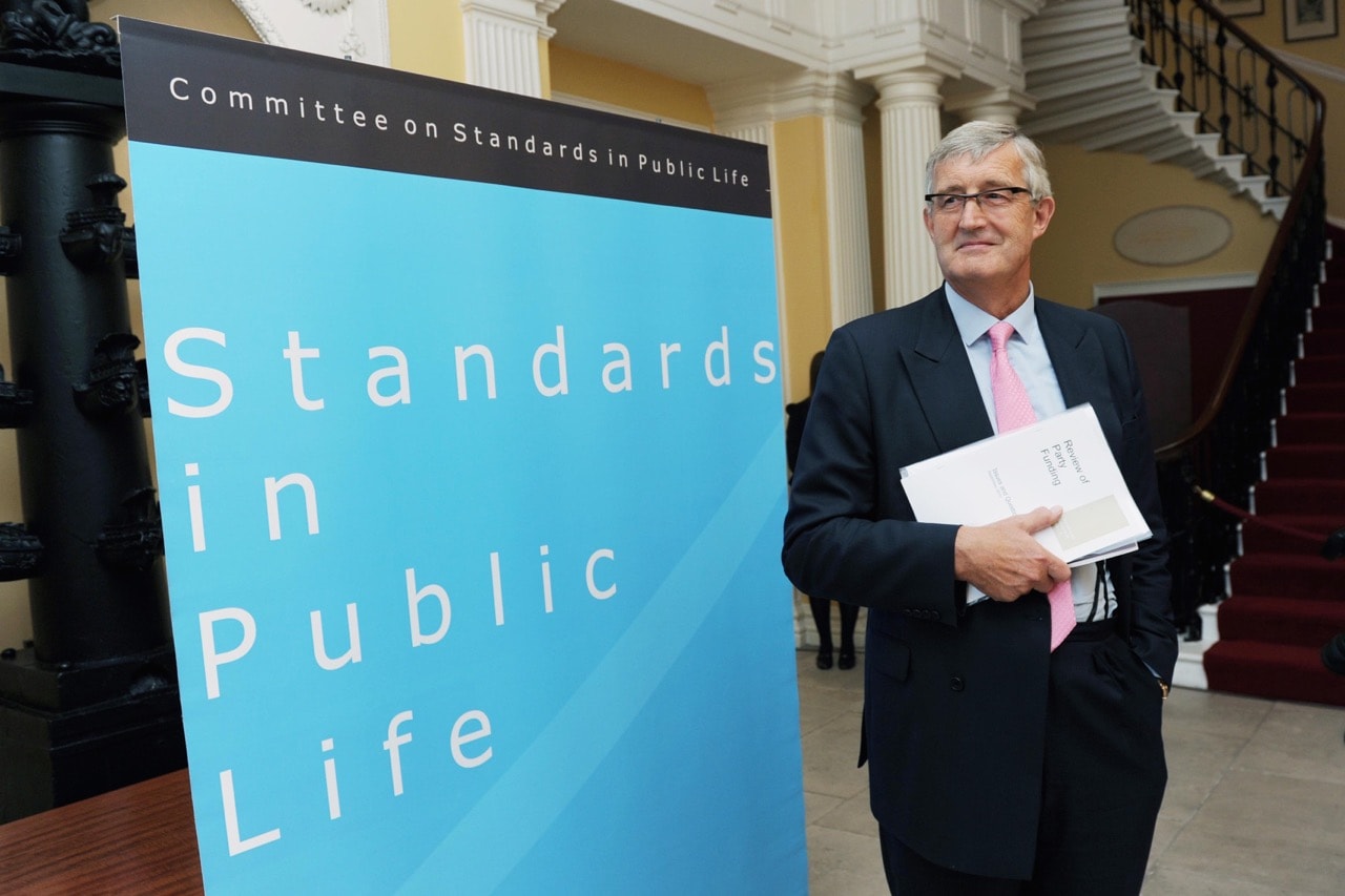 Sir Christopher Kelly, former Chairman of The Committee for Standards in Public Life at the watchdog's annual open day in Whitehall, London, 9 September 2010, Stefan Rousseau/PA Images via Getty Images