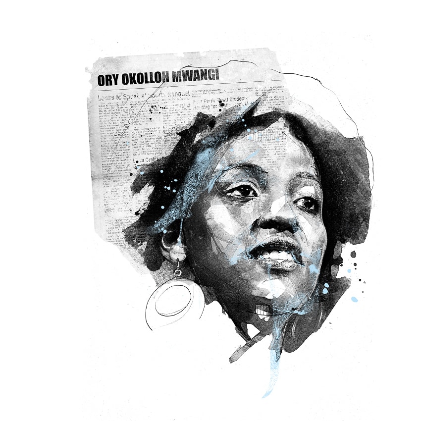 Illustration of Ory Okolloh Mwangi