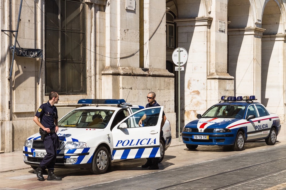 PSP police vehicles in Lisbon, Portugal, 31 August 2013, Max Bashyrov/Flickr, Attribution-NonCommercial 2.0 Generic (CC BY-NC 2.0)