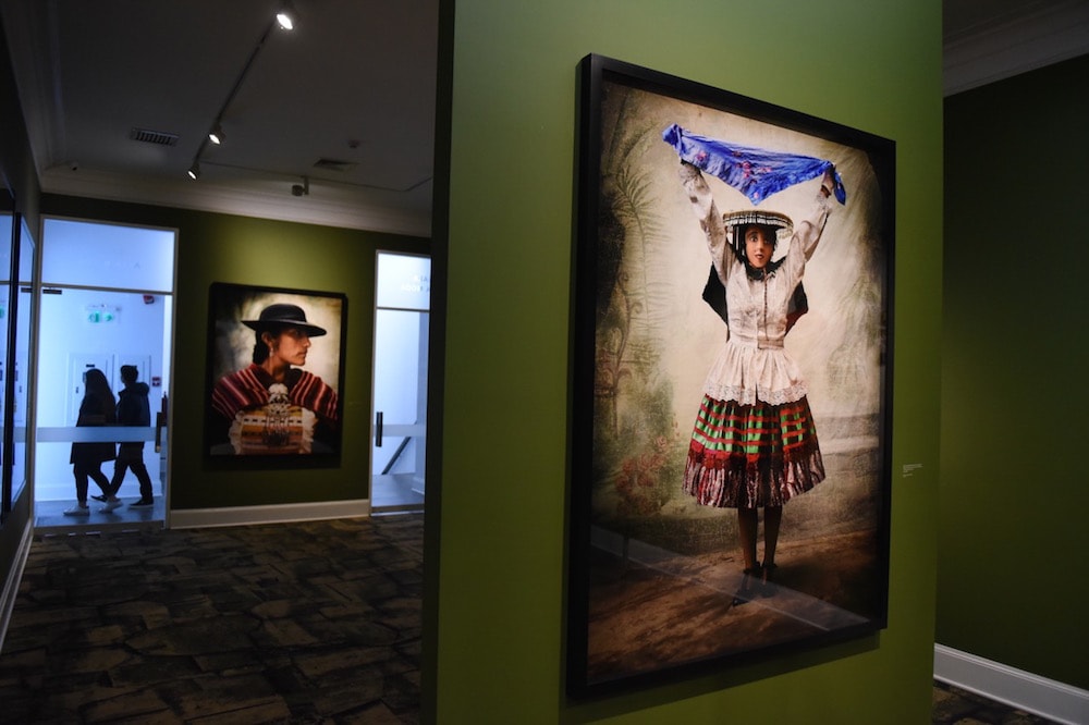 Retratos de unos campesinos en traje tradicional, en un museo en Lima, Perú, el 4 de septiembre de 2019, John Milner/SOPA Images/LightRocket via Getty Images