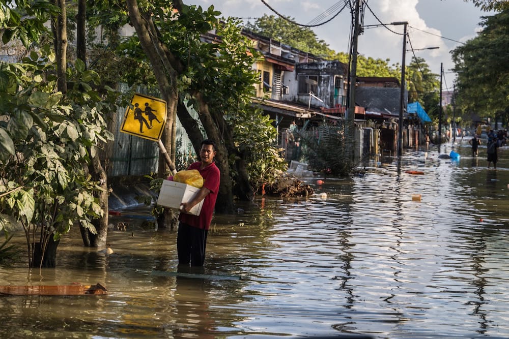 Taman sri muda flood