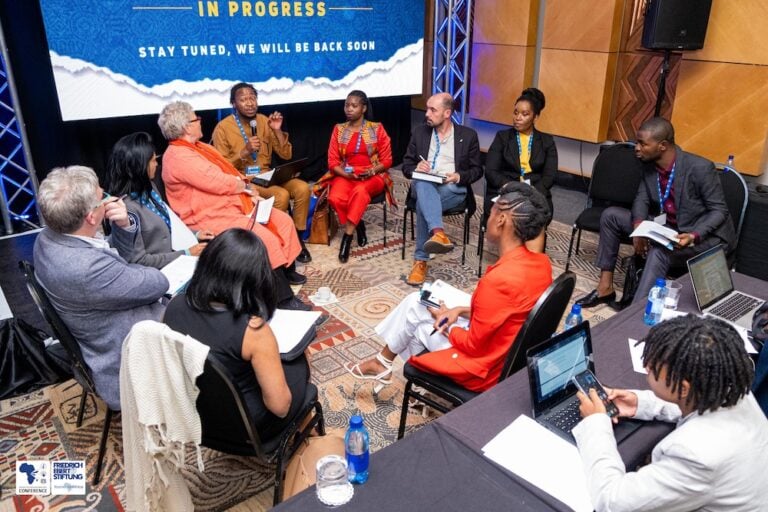 Participants at the Information and Communication Rights in Africa conference. Windhoek, Namibia. 31 May 2023. Photo courtesy of Fesmedia Africa